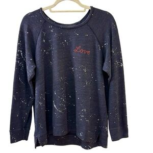 Sundry Paint Splatter Pullover Sweatshirt